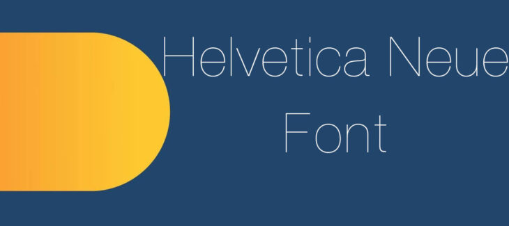 Helvetica Neue Font Free Download