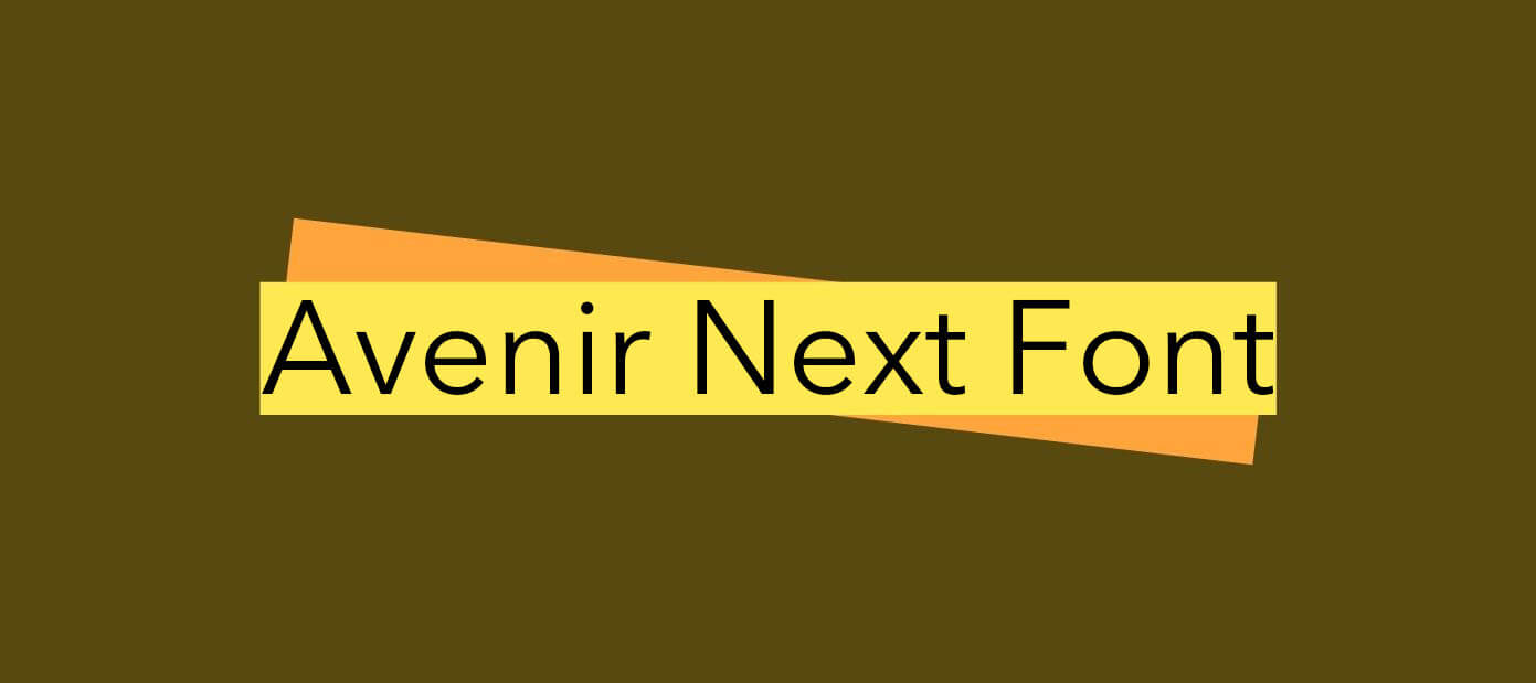 avenir next rounded font family free download