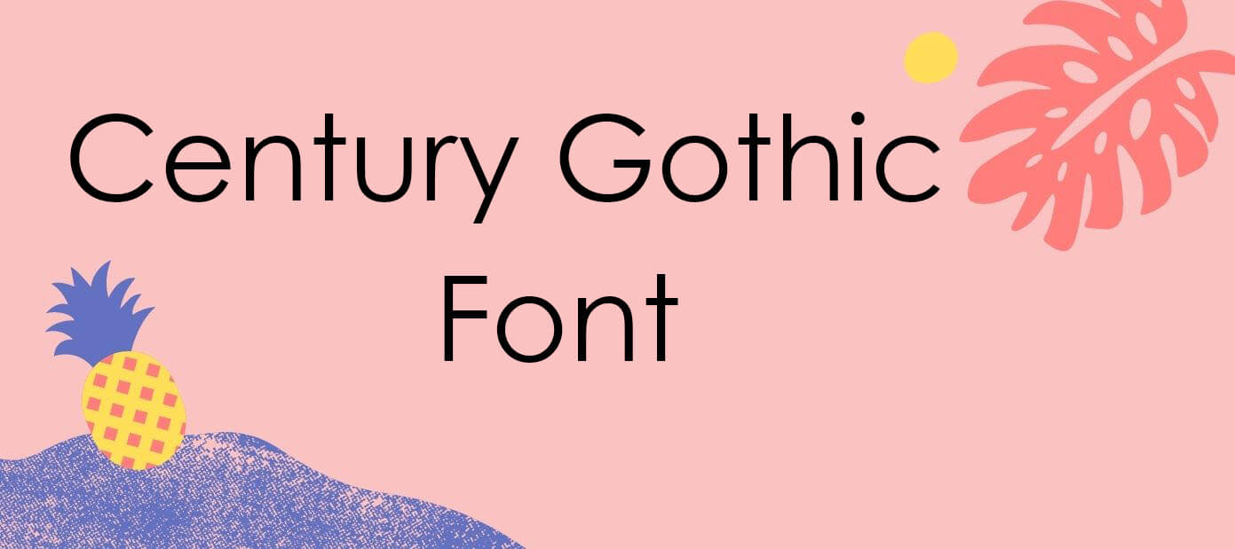 install century gothic font windows 10