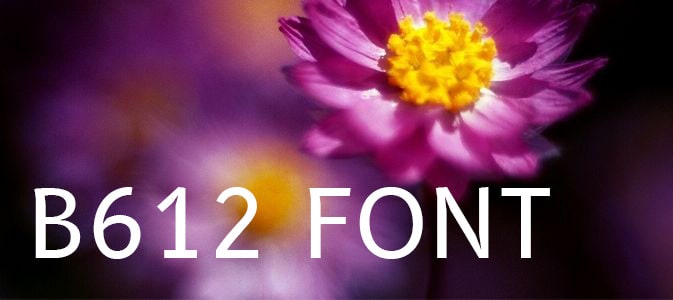 B612 Font Free Download