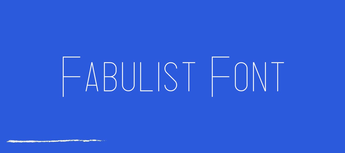 Fabulist Font Free Download