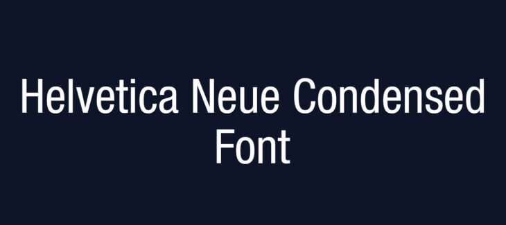 helvetica neue condensed bold font download