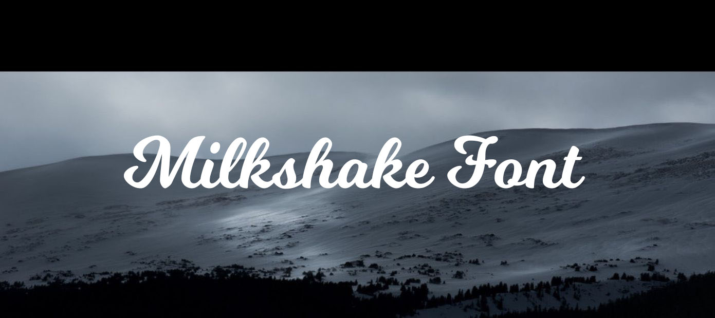 milkshake font free download google