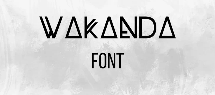 Wakanda Font Free Download