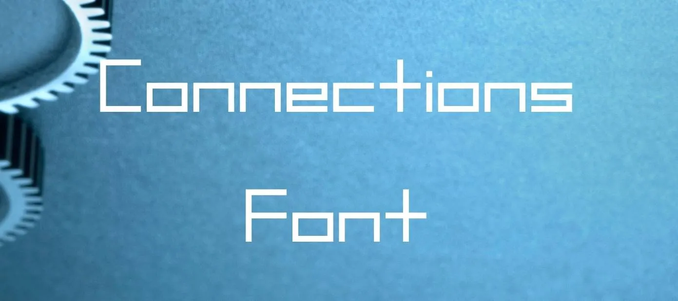 connections font download