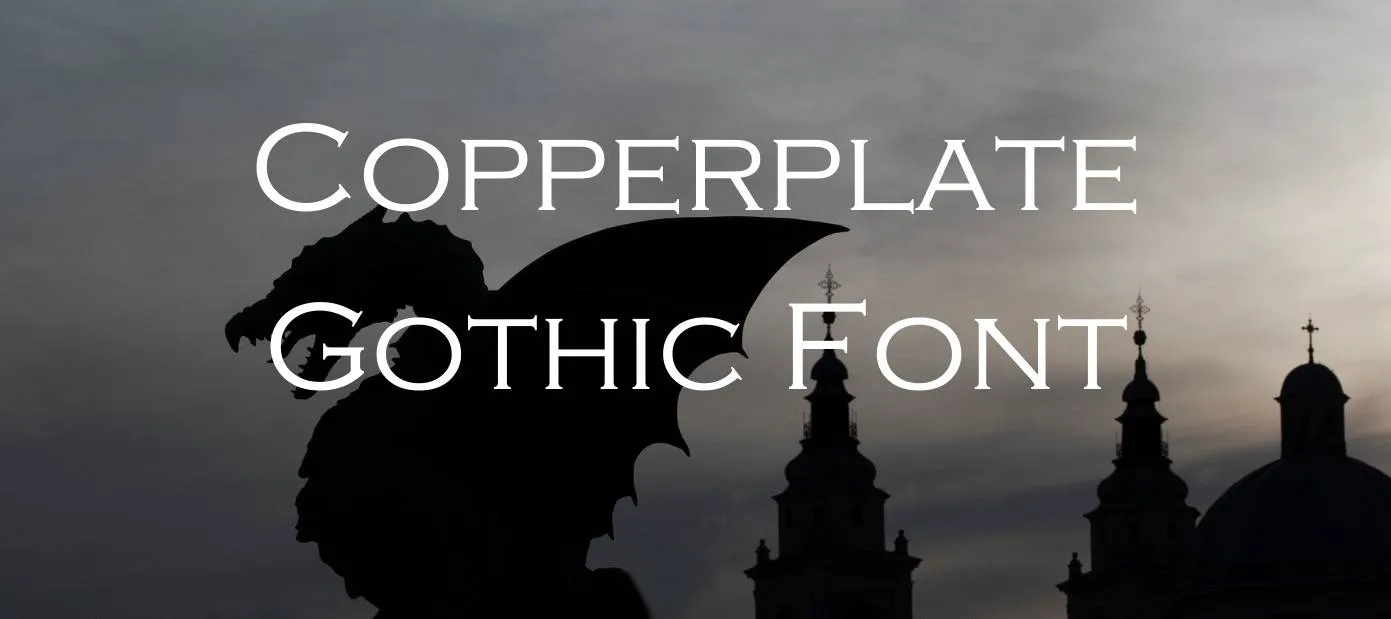 copperplate gothic free download mac