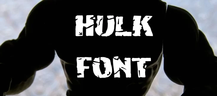 Hulk Font Free Download