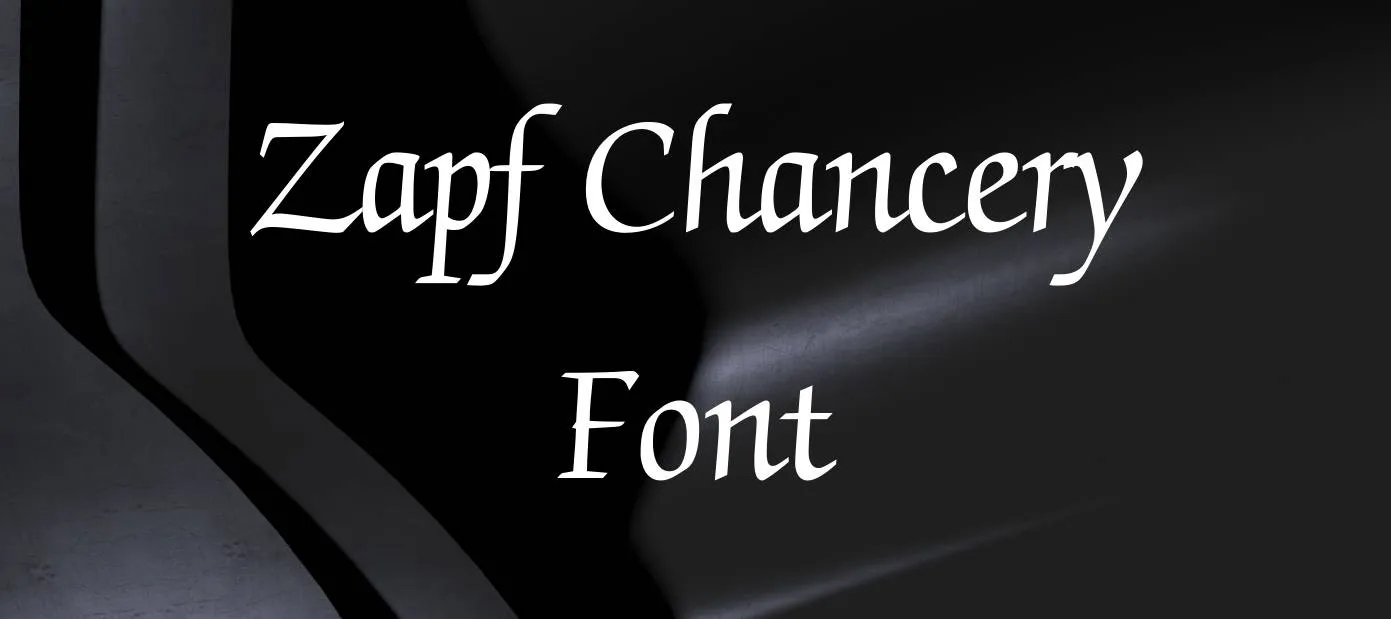 Zapf Chancery Font Free Download