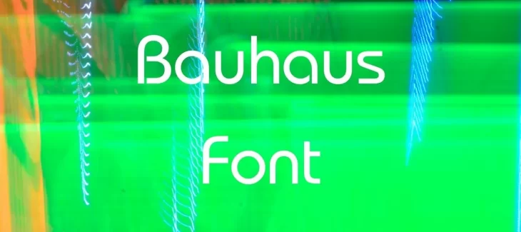 Bauhaus Font Free Download
