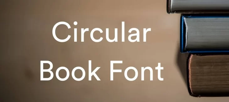 Circular Book Font Free Download