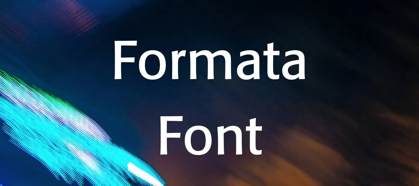 Formata Font Free Download