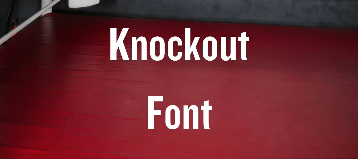 download knockout font free for mac
