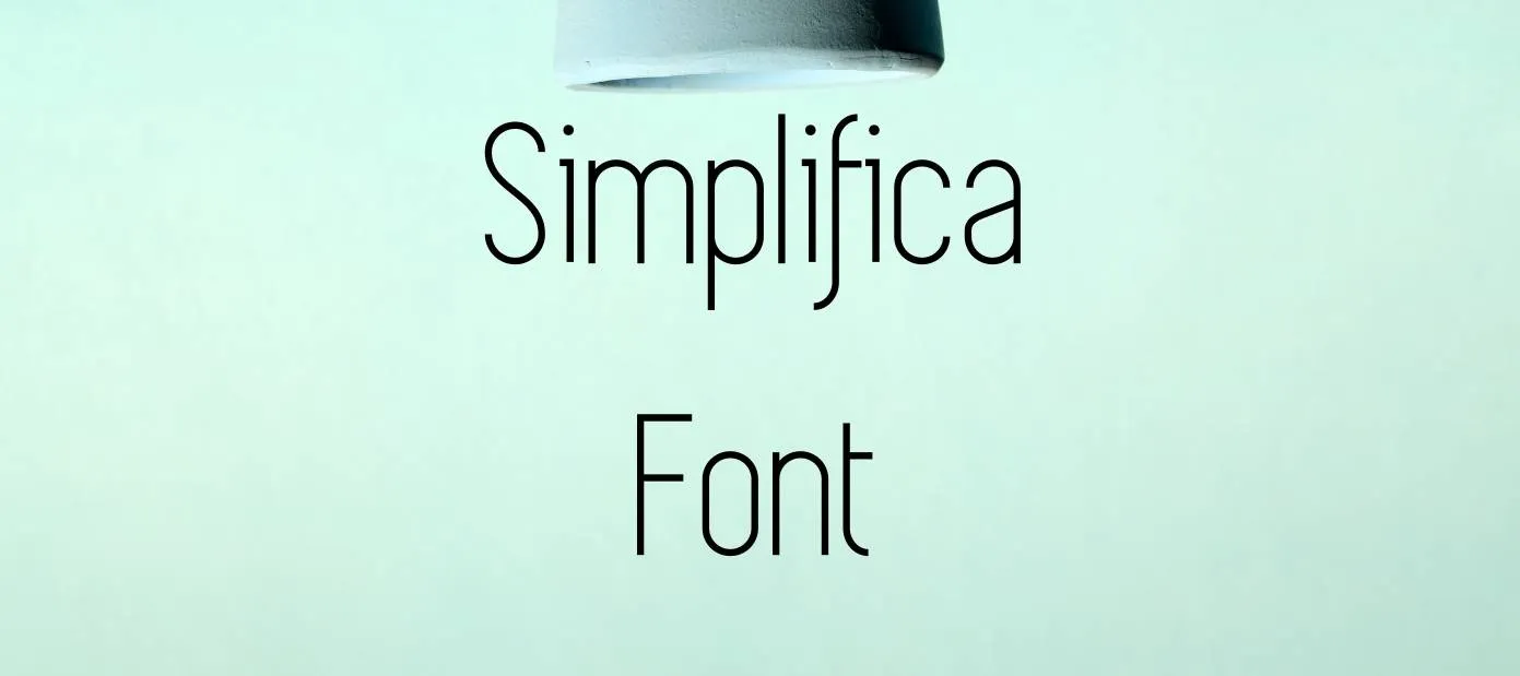 SIMPLIFICA Typeface