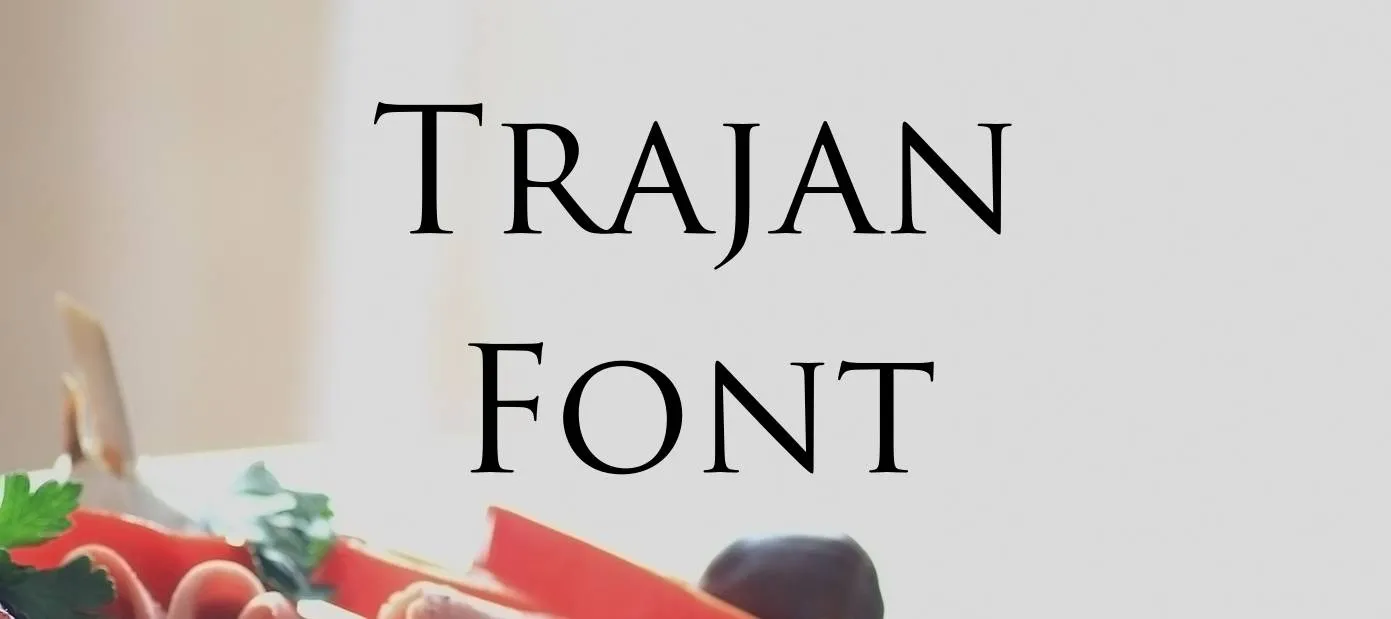 trajan font free download mac
