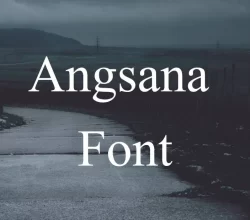 Angsana Font Free Download