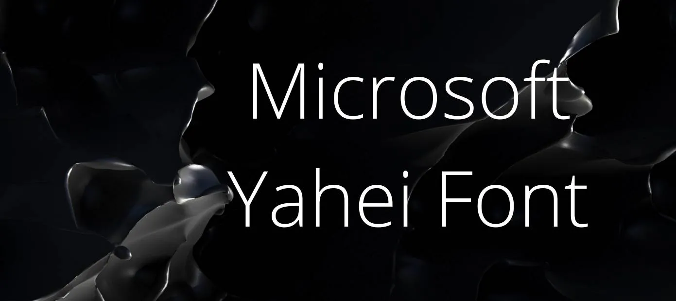 microsoft yahei font download mac