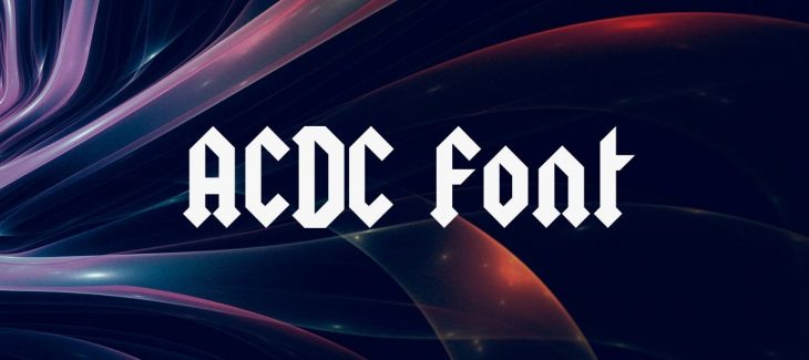 AC/DC Font Free Download