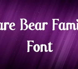 Care Bear Family Font Free Download