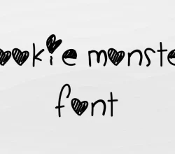 Cookie Monster font Free Download