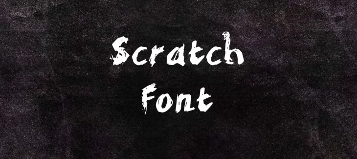 Scratch Font Free Download