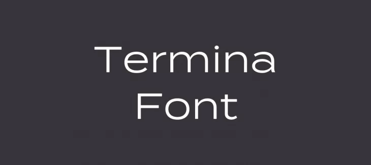 Termina Font Free Download