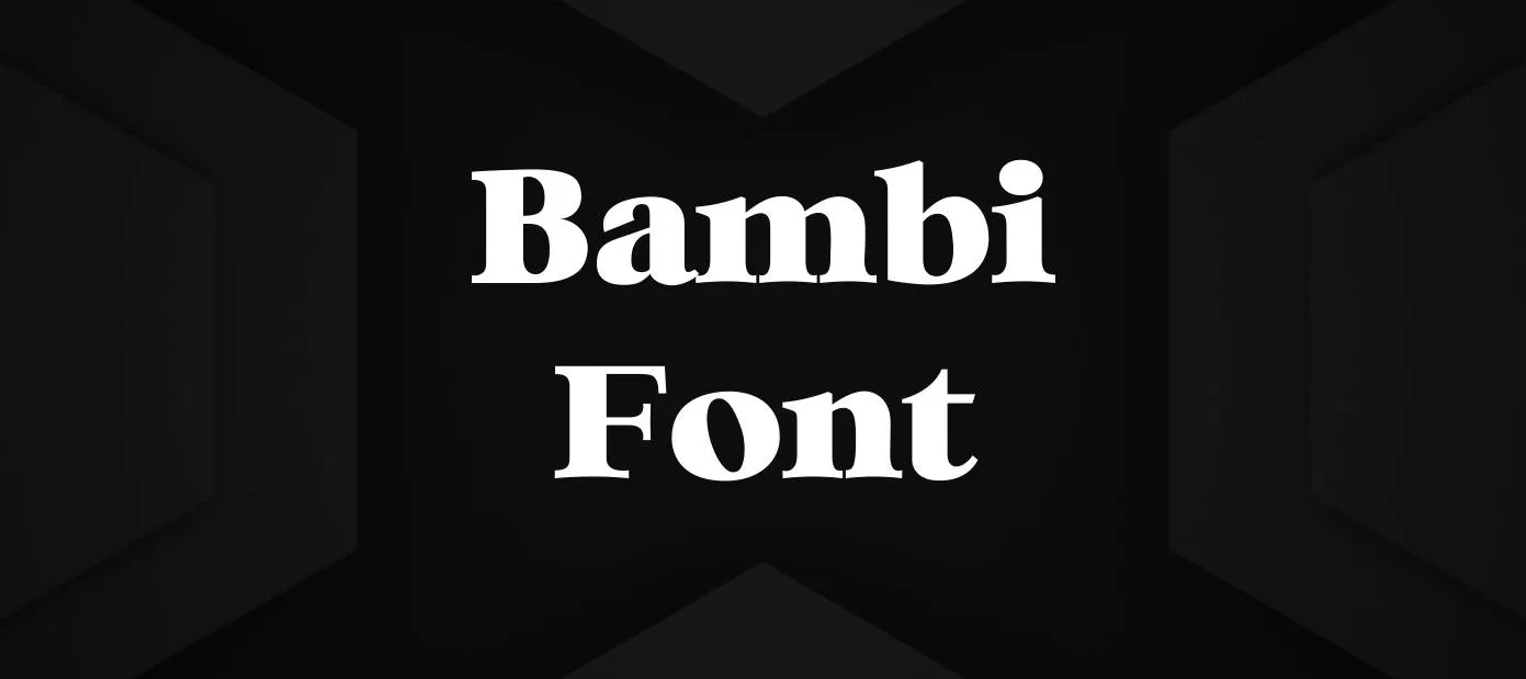 download bambi fonts for photoshop free