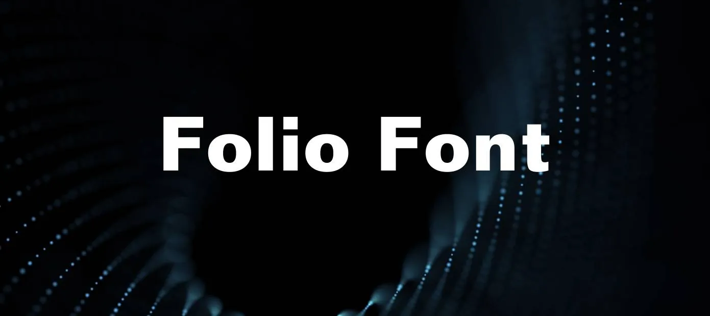 folio font free download mac
