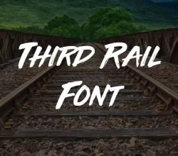 Third Rail Font Free Download