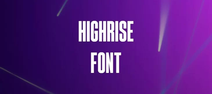 Highrise Font Free Download