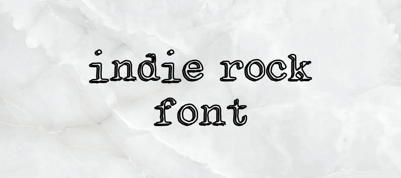 indie-rock-font-free-download