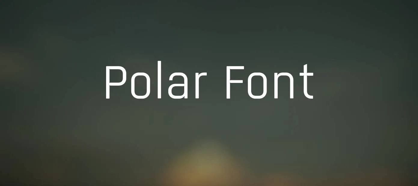 Polar Font Free Download