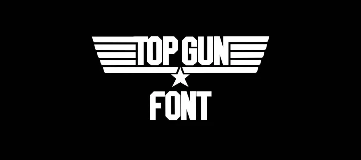 Top Gun Font Free Download