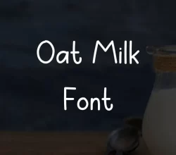 Oat Milk Font Free Download
