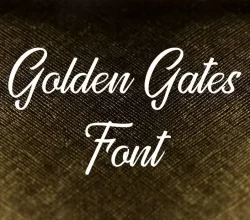 Golden Gates Font Free Download