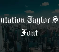 Reputation Taylor Swift Font Free Download