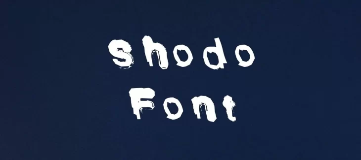 Shodo Font Free Download 