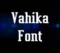 Vahika Font Free Download