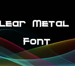 Clear Metal 7 Font Free Download
