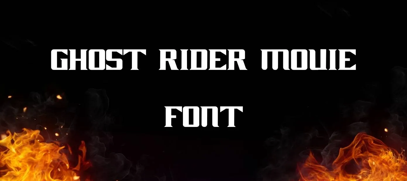 Ghost Rider Font Free Download