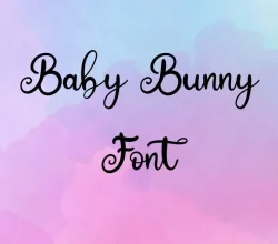 Baby Bunny Font Free Download