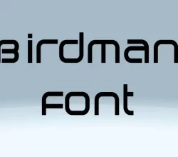 Birdman Font Free Downlaod