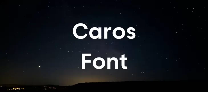 Caros Font Free Download