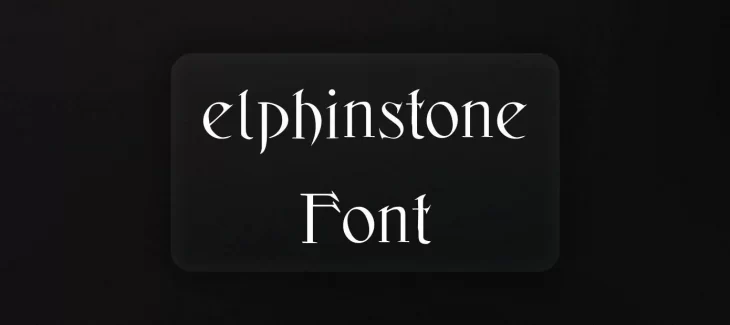 Elphinstone Font Free Download