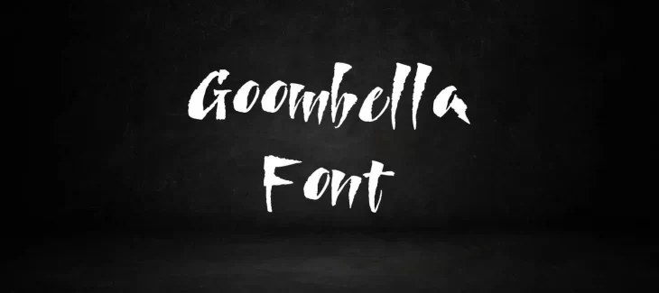 Goombella Font Free Download