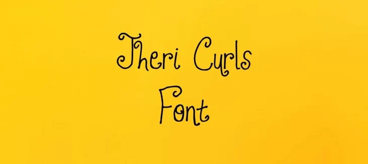 Jheri Curls Font Free Download