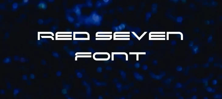 Red Seven Font Free Download