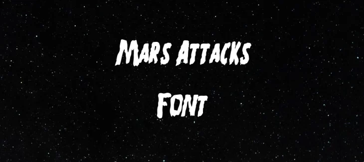 Mars Attack Font Free Download