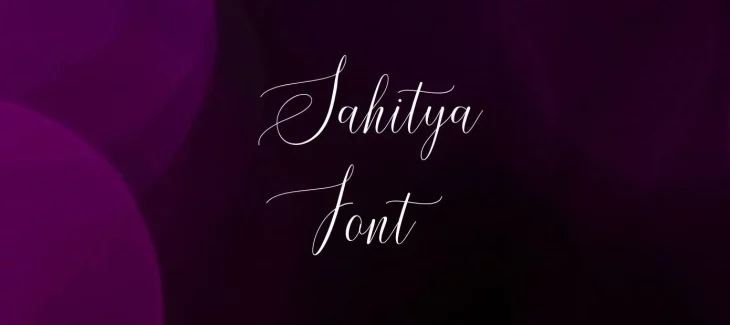 Sahitya Font Free Download