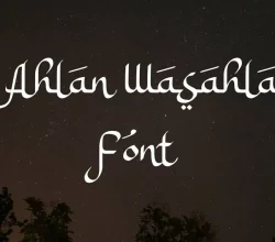 A Ahlan Wasahlan Font Free Download