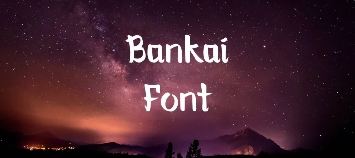 Bankai Font Free Download